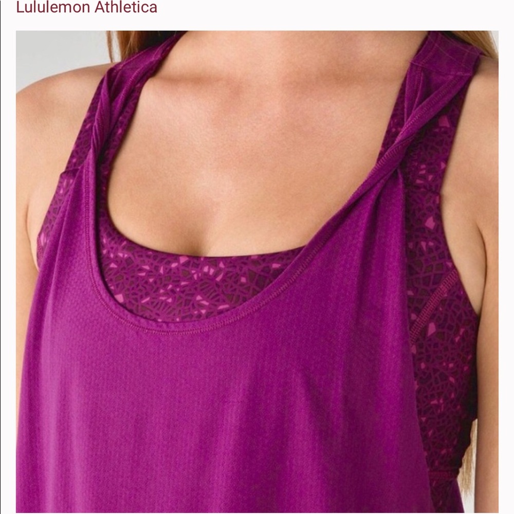 Lululemon Ready and Go Medium Support Tank Sz 6